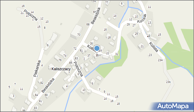 Trzebinia, Kolista, 35, mapa Trzebinia