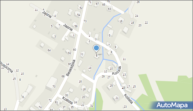 Trzebinia, Kolista, 6, mapa Trzebinia