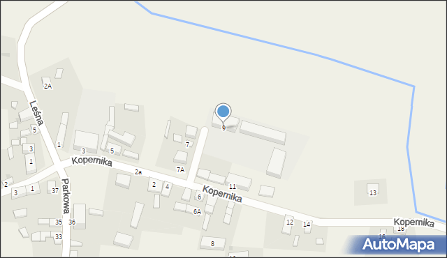 Tuplice, Kopernika Mikołaja, 9, mapa Tuplice