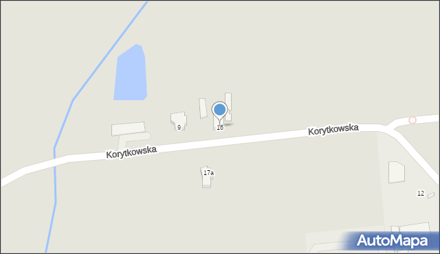 Turek, Korytkowska, 16, mapa Turka