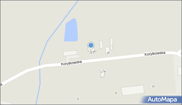 Turek, Korytkowska, 9, mapa Turka