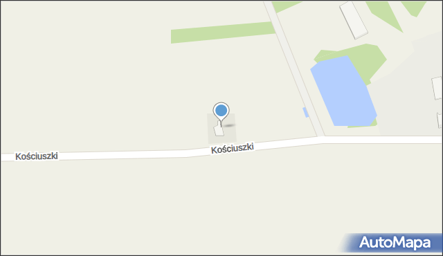 Turza Śląska, Kościuszki Tadeusza, gen., 67, mapa Turza Śląska