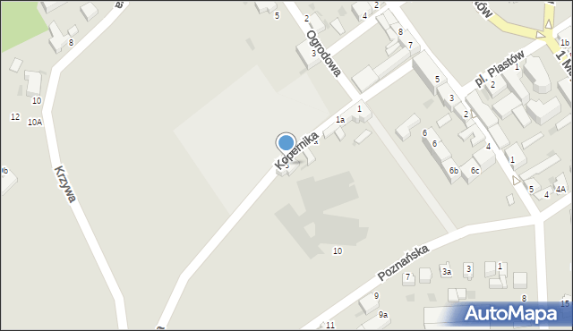 Twardogóra, Kopernika Mikołaja, 3, mapa Twardogóra