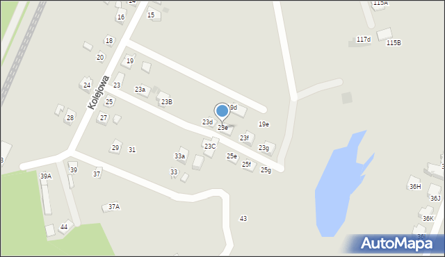 Tychy, Kolejowa, 23e, mapa Tychów