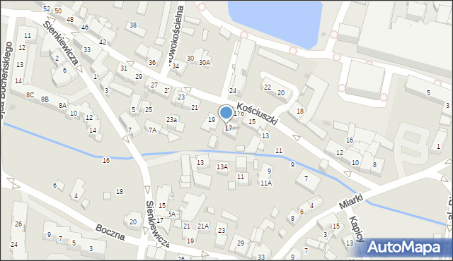 Tychy, Kościuszki Tadeusza, gen., 17a, mapa Tychów