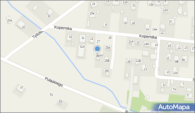 Tylicz, Kopernika Mikołaja, 29, mapa Tylicz