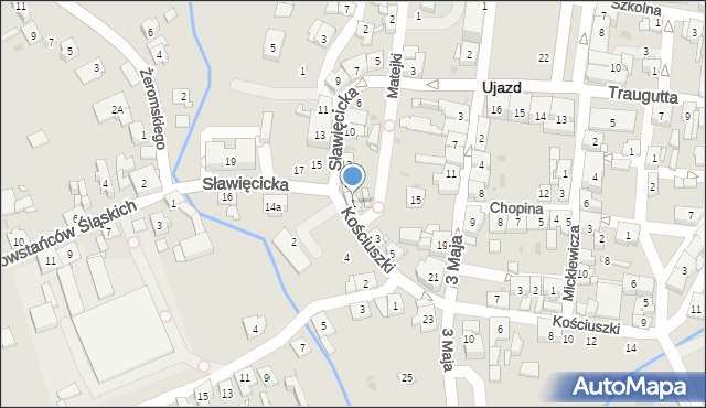 Ujazd, Kościuszki Tadeusza, gen., 1, mapa Ujazd