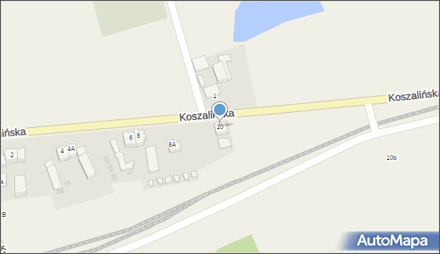 Ustronie Morskie, Koszalińska, 10, mapa Ustronie Morskie