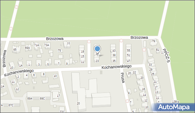 Wągrowiec, Kochanowskiego Jana, 27, mapa Wągrowiec