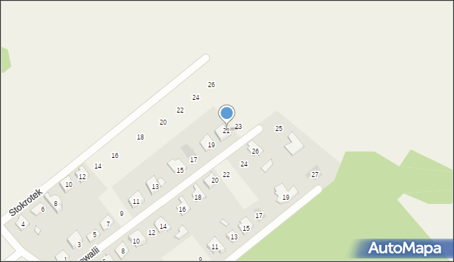 Walidrogi, Konwalii, 21, mapa Walidrogi