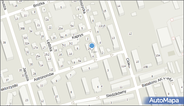 Warszawa, Koszycka, 1, mapa Warszawy