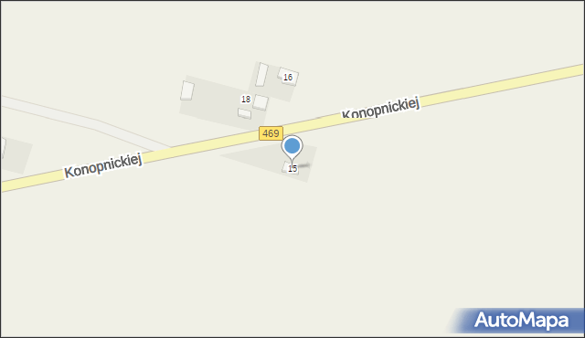 Wartkowice, Konopnickiej Marii, 15, mapa Wartkowice