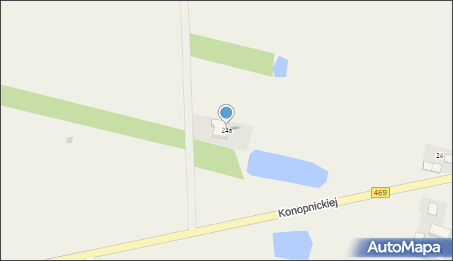 Wartkowice, Konopnickiej Marii, 24a, mapa Wartkowice