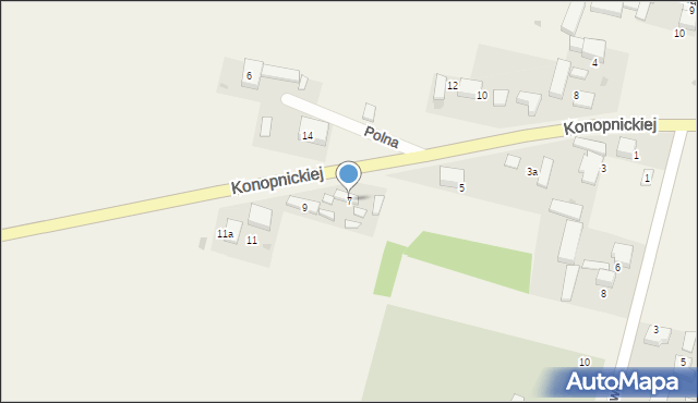 Wartkowice, Konopnickiej Marii, 7, mapa Wartkowice