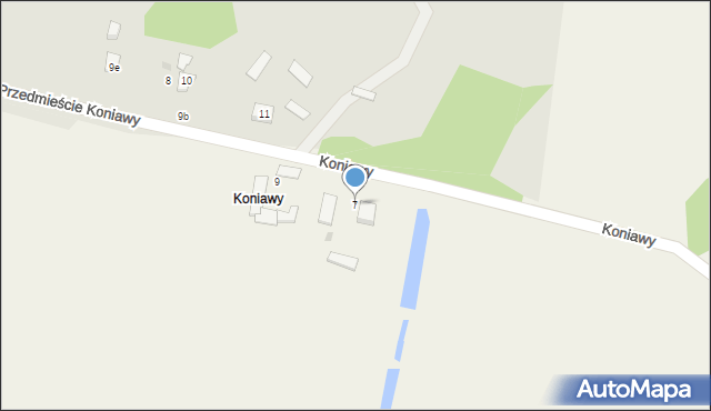 Wąsosz, Koniawy, 7, mapa Wąsosz