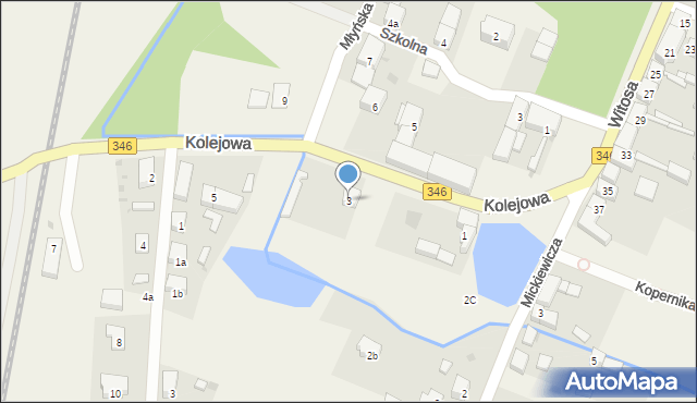 Węgry, Kolejowa, 3, mapa Węgry