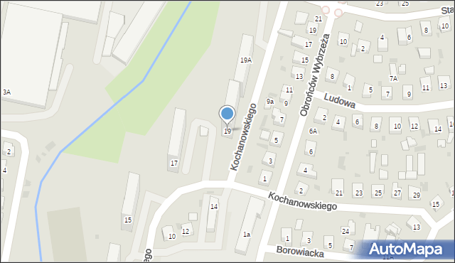 Wejherowo, Kochanowskiego Jana, 19, mapa Wejherowo