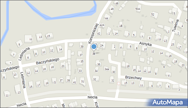 Wejherowo, Konopnickiej Marii, 38, mapa Wejherowo