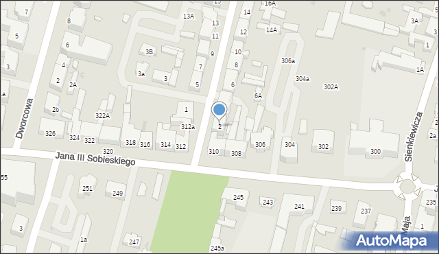Wejherowo, Kopernika Mikołaja, 2, mapa Wejherowo