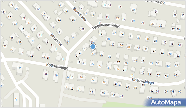 Wejherowo, Kotłowskiego Jana, 23, mapa Wejherowo