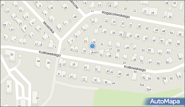 Wejherowo, Kotłowskiego Jana, 27, mapa Wejherowo