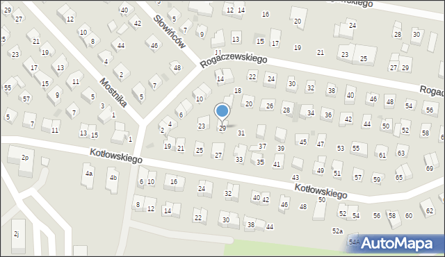 Wejherowo, Kotłowskiego Jana, 29, mapa Wejherowo