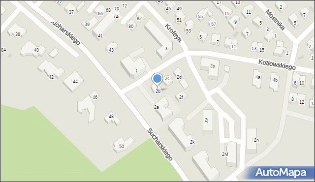 Wejherowo, Kotłowskiego Jana, 2b, mapa Wejherowo