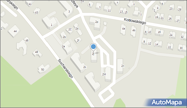 Wejherowo, Kotłowskiego Jana, 2j, mapa Wejherowo