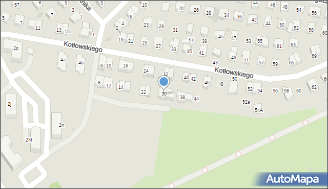 Wejherowo, Kotłowskiego Jana, 30, mapa Wejherowo