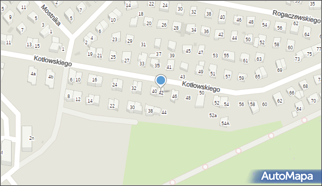 Wejherowo, Kotłowskiego Jana, 42, mapa Wejherowo