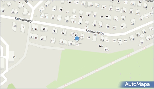 Wejherowo, Kotłowskiego Jana, 44, mapa Wejherowo