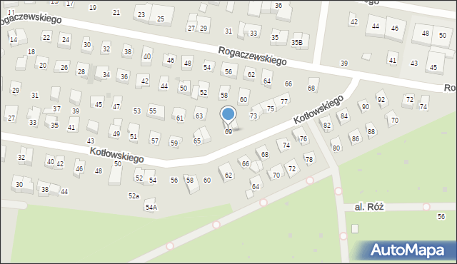 Wejherowo, Kotłowskiego Jana, 69, mapa Wejherowo