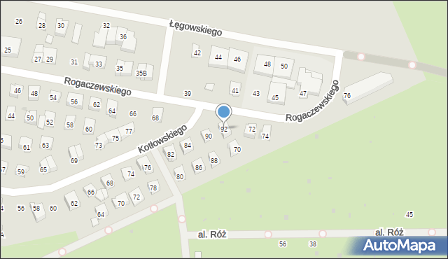 Wejherowo, Kotłowskiego Jana, 92, mapa Wejherowo