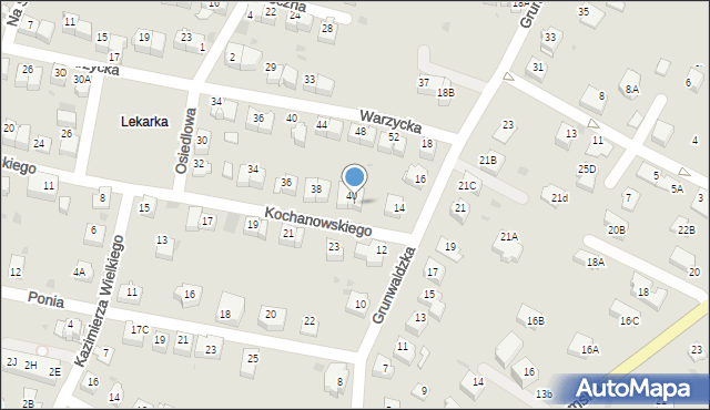 Wieliczka, Kochanowskiego Jana, 42, mapa Wieliczka