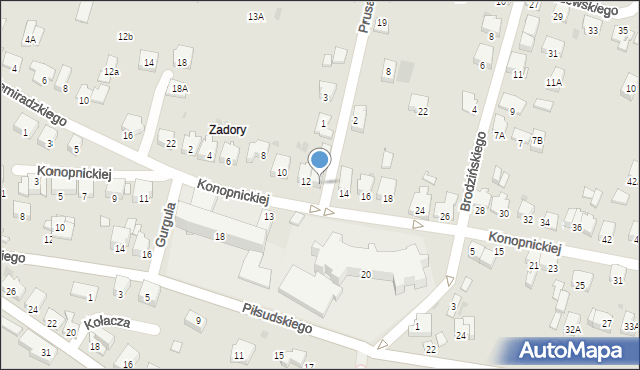 Wieliczka, Konopnickiej Marii, 12A, mapa Wieliczka