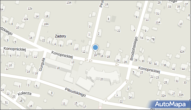 Wieliczka, Konopnickiej Marii, 14, mapa Wieliczka