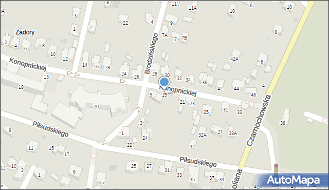 Wieliczka, Konopnickiej Marii, 15, mapa Wieliczka