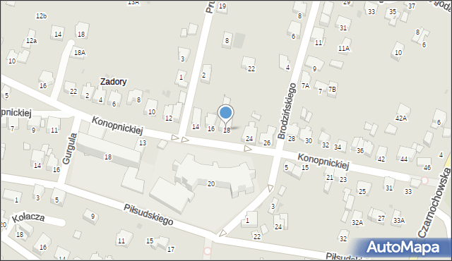 Wieliczka, Konopnickiej Marii, 18, mapa Wieliczka