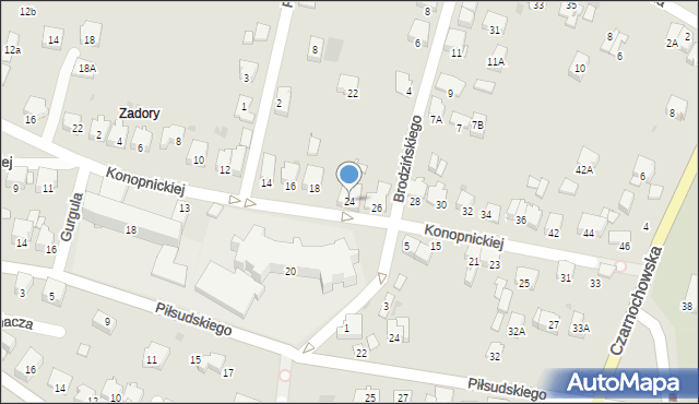 Wieliczka, Konopnickiej Marii, 24, mapa Wieliczka