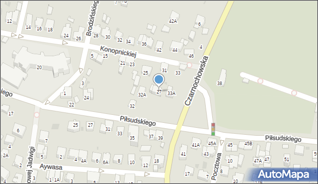 Wieliczka, Konopnickiej Marii, 27, mapa Wieliczka