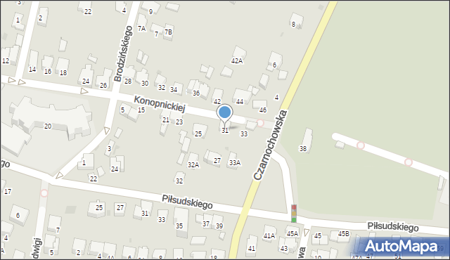 Wieliczka, Konopnickiej Marii, 31, mapa Wieliczka