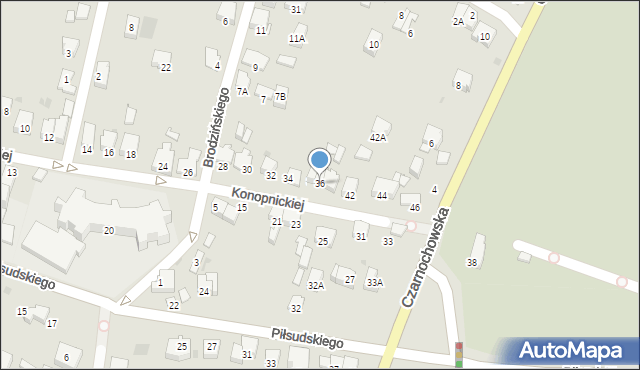 Wieliczka, Konopnickiej Marii, 38A, mapa Wieliczka
