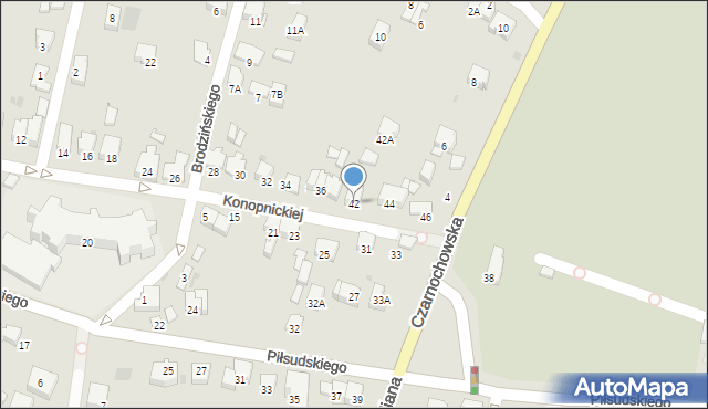 Wieliczka, Konopnickiej Marii, 42, mapa Wieliczka