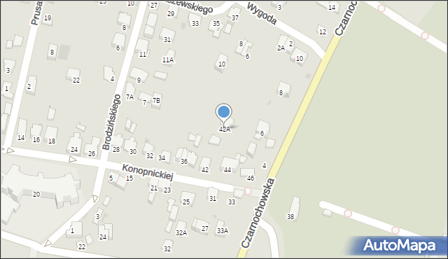 Wieliczka, Konopnickiej Marii, 42A, mapa Wieliczka