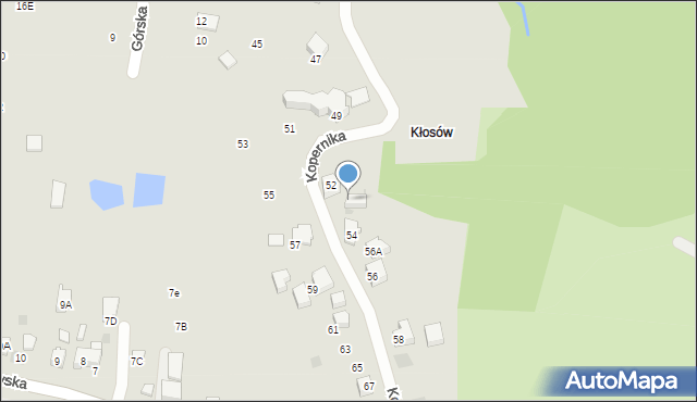 Wieliczka, Kopernika Mikołaja, 52A, mapa Wieliczka