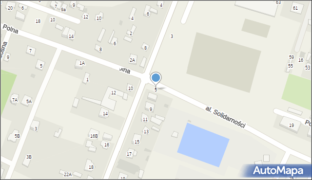 Wieliszew, Kościelna, 5, mapa Wieliszew