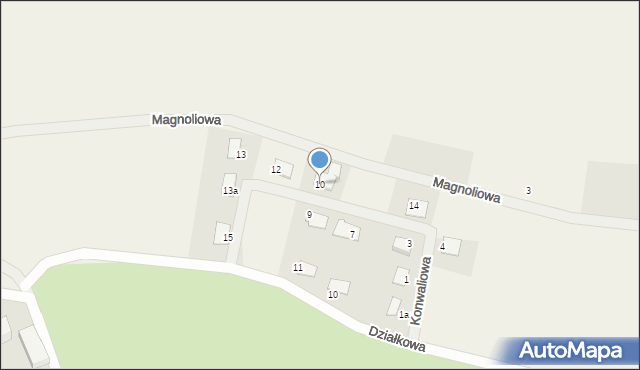 Wilków, Konwaliowa, 10, mapa Wilków