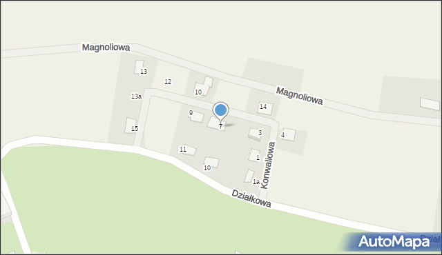 Wilków, Konwaliowa, 7, mapa Wilków