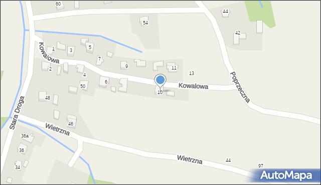 Witkowice, Kowalowa, 10, mapa Witkowice