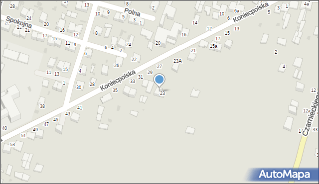 Włoszczowa, Koniecpolska, 25, mapa Włoszczowa